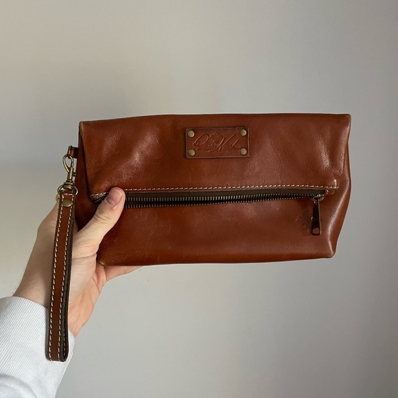 Patricia Nash Handbags - Patricia Nash Brown Leather Clutch